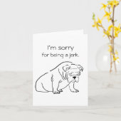 Gereformeerde hond verontschuldiging opmerking sor kaart (Gele Bloem)