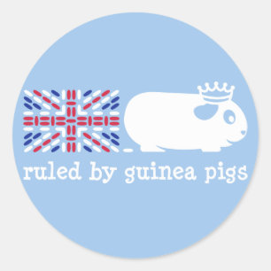 Geregeld door Guinee Pigs Ronde Sticker