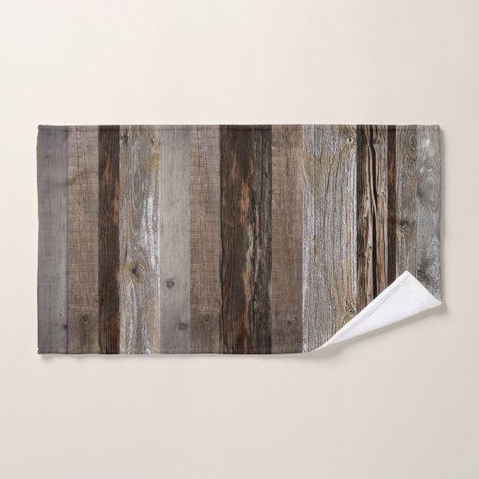 Geregenereerd hout Rustic Barn Board  hout Bad Handdoek (Handdoek)