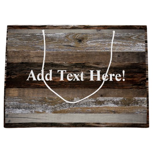 Geregenereerd hout Rustic Barn Board  hout Groot Cadeauzakje (Voorkant)