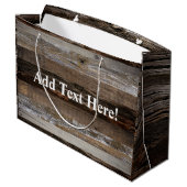 Geregenereerd hout Rustic Barn Board  hout Groot Cadeauzakje (Achterkant Gekanteld)