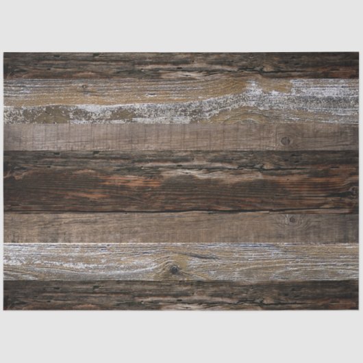 Geregenereerd hout Rustic Barn Board  hout Tissuepapier (Voorkant)