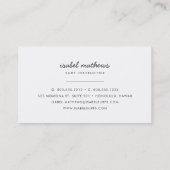  geregenereerd hout visitekaartje (Achterkant)