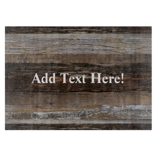 Geregenereerde Houten Rustieke Schuurraad Snijplan Snijplank (Voorkant)