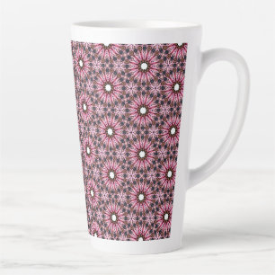 Geregeniseerde Roze Veer Boho  Latte Mok