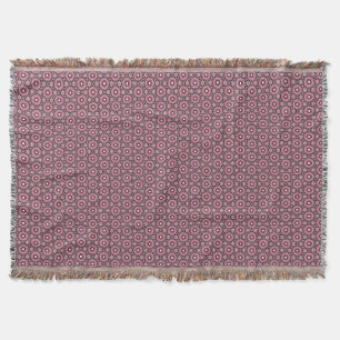 Geregenste Roze Veer Boho  Deken