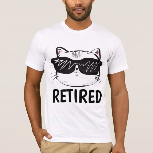 GEREGERDE CAT T-SHIRTS FUNNY (Voorkant)