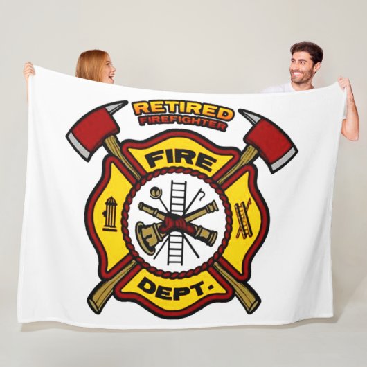 GEREGERDE FIREFIGHTER FLEECE DEKEN (In situ)