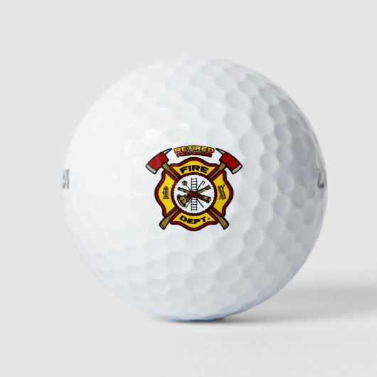 GEREGERDE FIREFIGHTER GOLFBALLEN (Voorkant)
