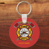 GEREGERDE FIREFIGHTER SLEUTELHANGER (Voorkant)