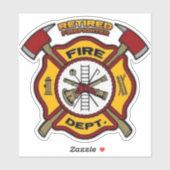 GEREGERDE FIREFIGHTER STICKER (Vel)