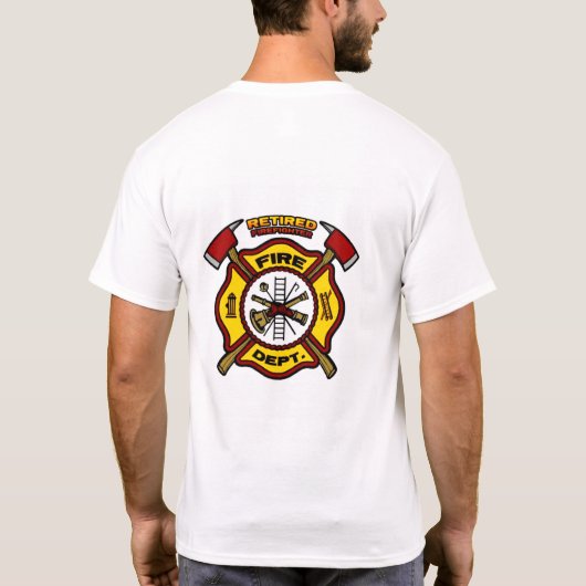 GEREGERDE FIREFIGHTER T-SHIRT (Achterkant)