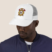 GEREGERDE FIREFIGHTER TRUCKER PET (In situ)