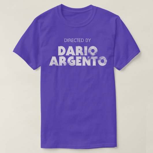 Geregisseerd door Dario Argento T-shirt (Design voorkant)