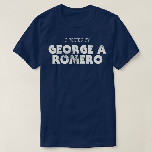 Geregisseerd door George A Romero T-shirt (Design voorkant)