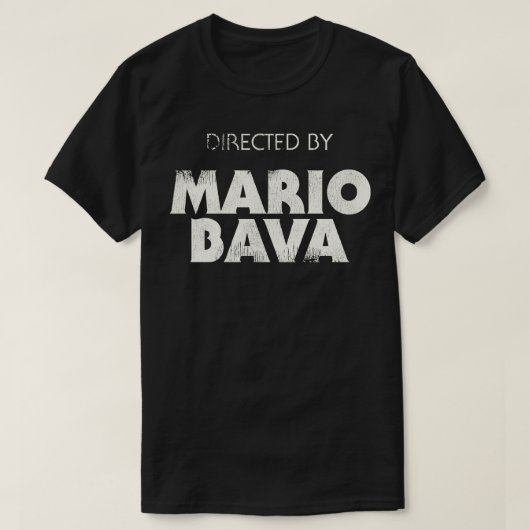 Geregisseerd door Mario Bava T-shirt (Design voorkant)