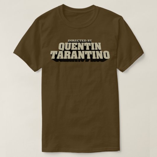geregisseerd door Tarantino T-shirt (Design voorkant)