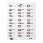 Geregistreerd bij Amazon.com Label Stickers Gifts (Full Sheet)