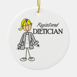 Geregistreerd diëtist keramisch ornament