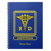 Geregistreerd diëtitist notitieboek (Voorkant)