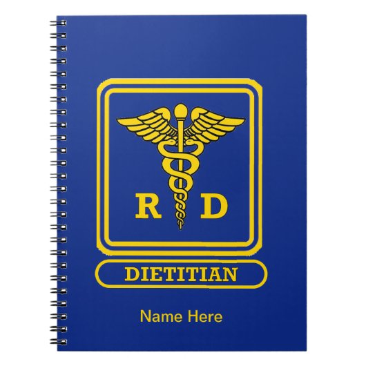 Geregistreerd diëtitist notitieboek (Voorkant)