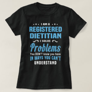 Geregistreerd diëtitist t-shirt