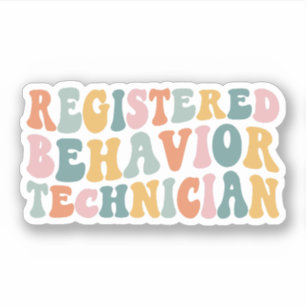 Geregistreerd Gedrag Technicus RBT BCBA ABA Gift Sticker