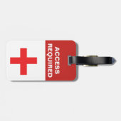 Geregistreerd Label van servicetechnicus (met FOTO Bagagelabel (Achterkant horizontaal)