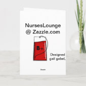 Geregistreerd ontwerp van verpleegster IV-tas Kaart (Achterkant)