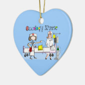 Geregistreerd ontwerp van zuster Chevron Keramisch Ornament (Links)