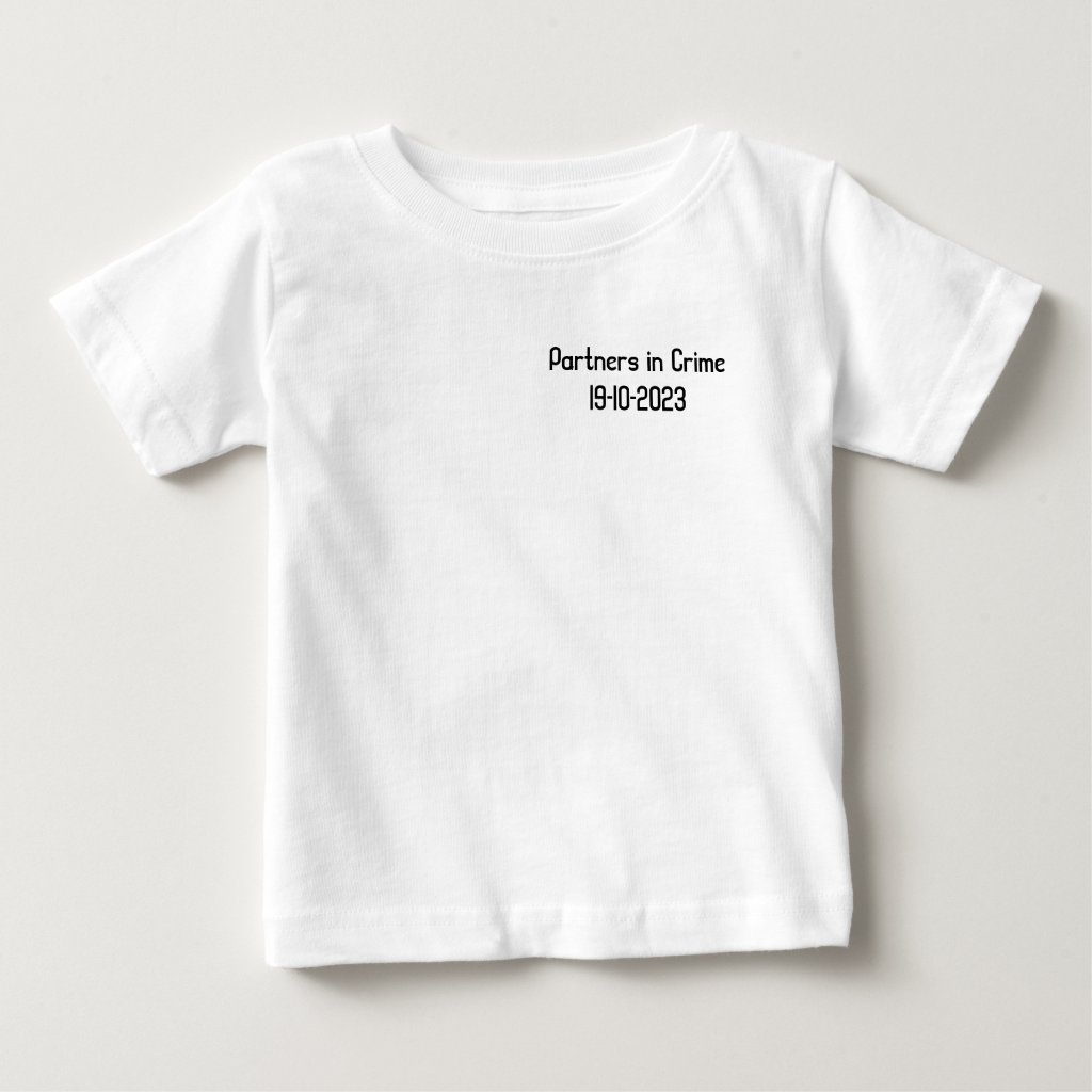 Geregistreerd partnerschap baby op komst t-shirt