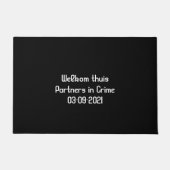 Geregistreerd partnerschap cadeau idee huis deurmat (Voorkant)