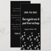 Geregistreerd partnerschap kaart (Voorkant / Achterkant)