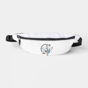 Geregistreerd Silly Goose Vintage Vector T-shirt O Heuptasje