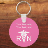 Geregistreerd thema verpleegkunde sleutelhanger (Voorkant)