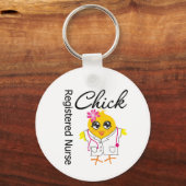 Geregistreerd urse Chick v2 Sleutelhanger (Voorkant)