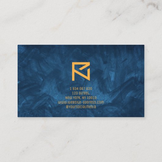 Geregistreerd verpleegkundig Visitekaartje (Achterkant)