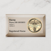 Geregistreerd verpleegkundige aangepaste naam Visi Visitekaartje (Voorkant)