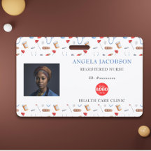 Geregistreerd verpleegkundige gezondheidszorg Logo