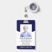 Geregistreerd Verpleegkundige ID Badge (Voorzijde met uittrekbare clip)