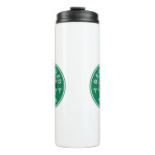 Geregistreerd Verpleegkundige Logo Badge Ontwerp Thermosbeker (Voorkant)