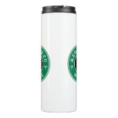 Geregistreerd Verpleegkundige Logo Badge Ontwerp Thermosbeker (Achterkant)