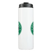 Geregistreerd Verpleegkundige Logo Badge Ontwerp Thermosbeker (Voorkant)