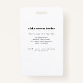 Geregistreerd verpleegkundige Medisch Centrum Mede Badge (Achterkant)