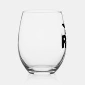 Geregistreerd Verpleegster RN Stemless Wijnglas Wijnglas Zonder Voet (Rechts)