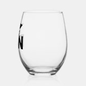 Geregistreerd Verpleegster RN Stemless Wijnglas Wijnglas Zonder Voet (Links)