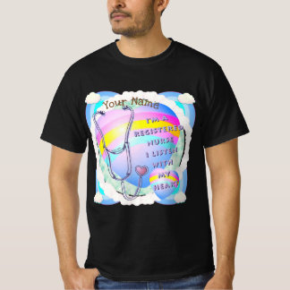 Geregistreerd zenuwhart t-shirt