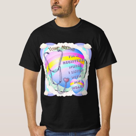 Geregistreerd zenuwhart t-shirt (Voorkant)