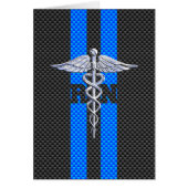 Geregistreerd zure RN Caduceus koolstofvezeldecor (Voorkant)