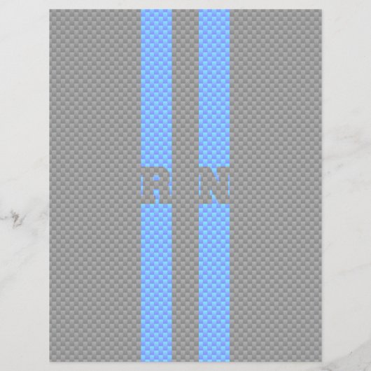 Geregistreerd zure RN Caduceus koolstofvezeldecor Flyer (Achterkant)